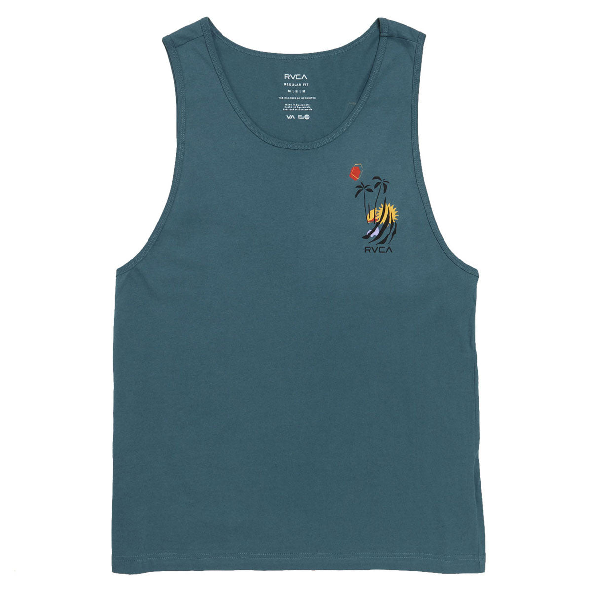 RVCA Cutship Tank Top - Duck Blue