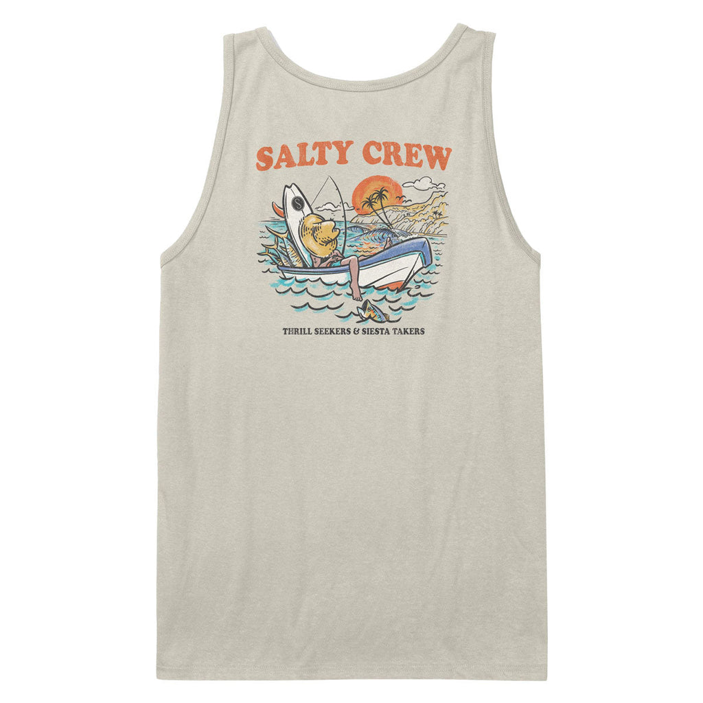 Salty Crew Down Time Tank Top - Bone