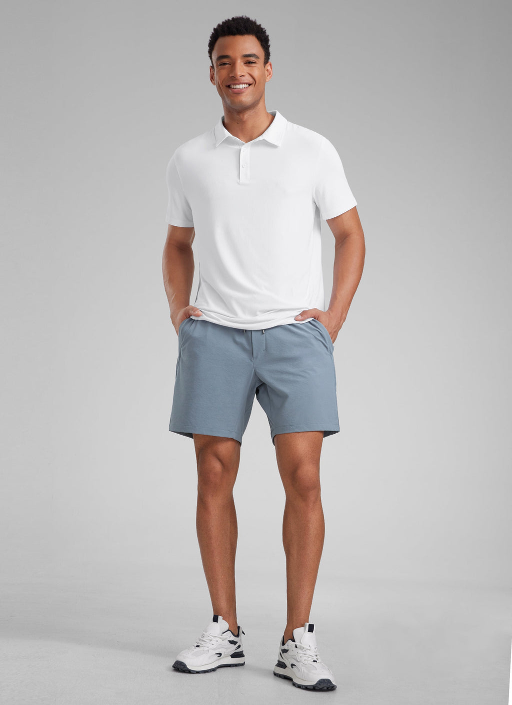 Lightweight Water Resistant Shorts 7" with Zip Pockets